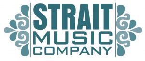 The logo of Summer Camp sponsor Strait Music